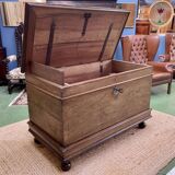 18th century walnut wedding chest