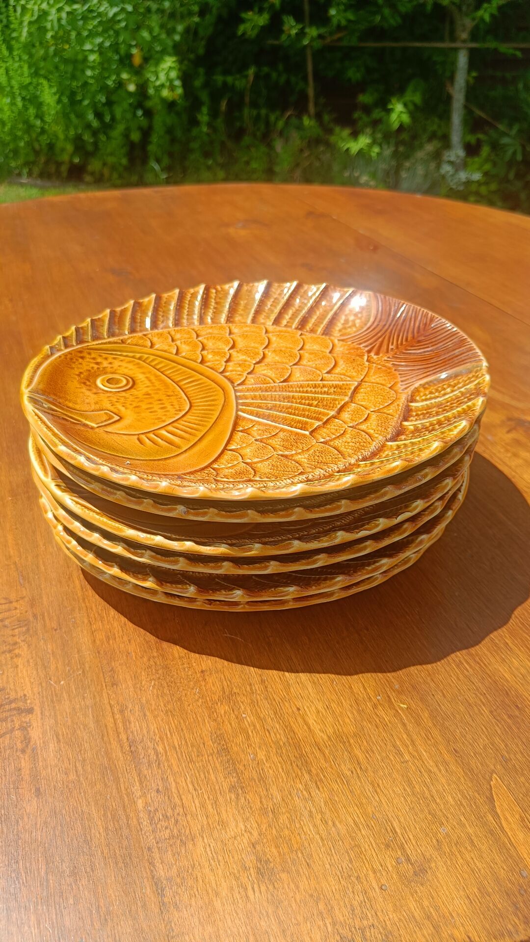 Sarreguemines fish plates