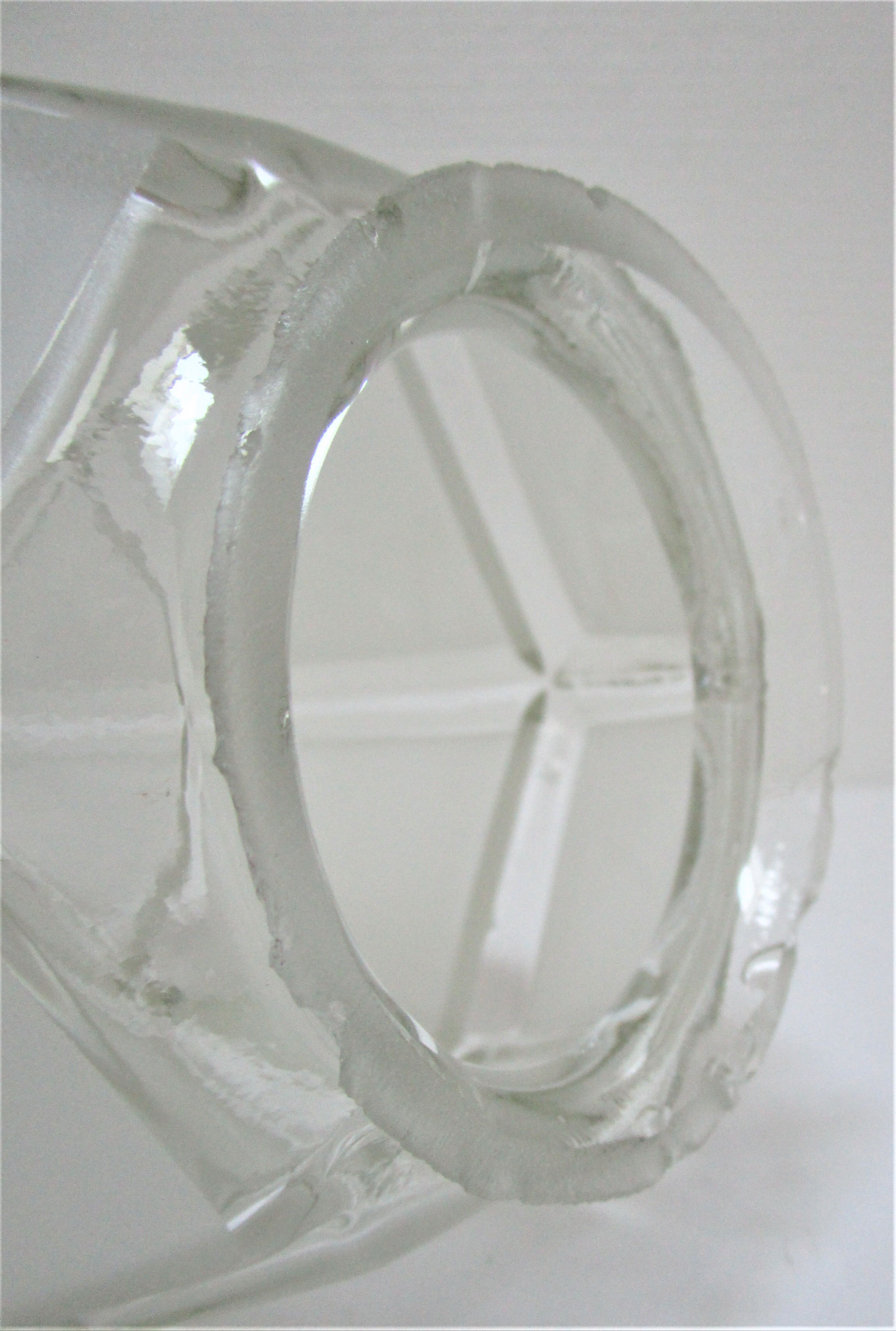 Art deco ceiling frosted and transparent 1930s glass