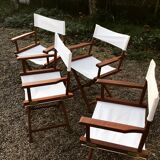 Lot of foldable cinema chairs