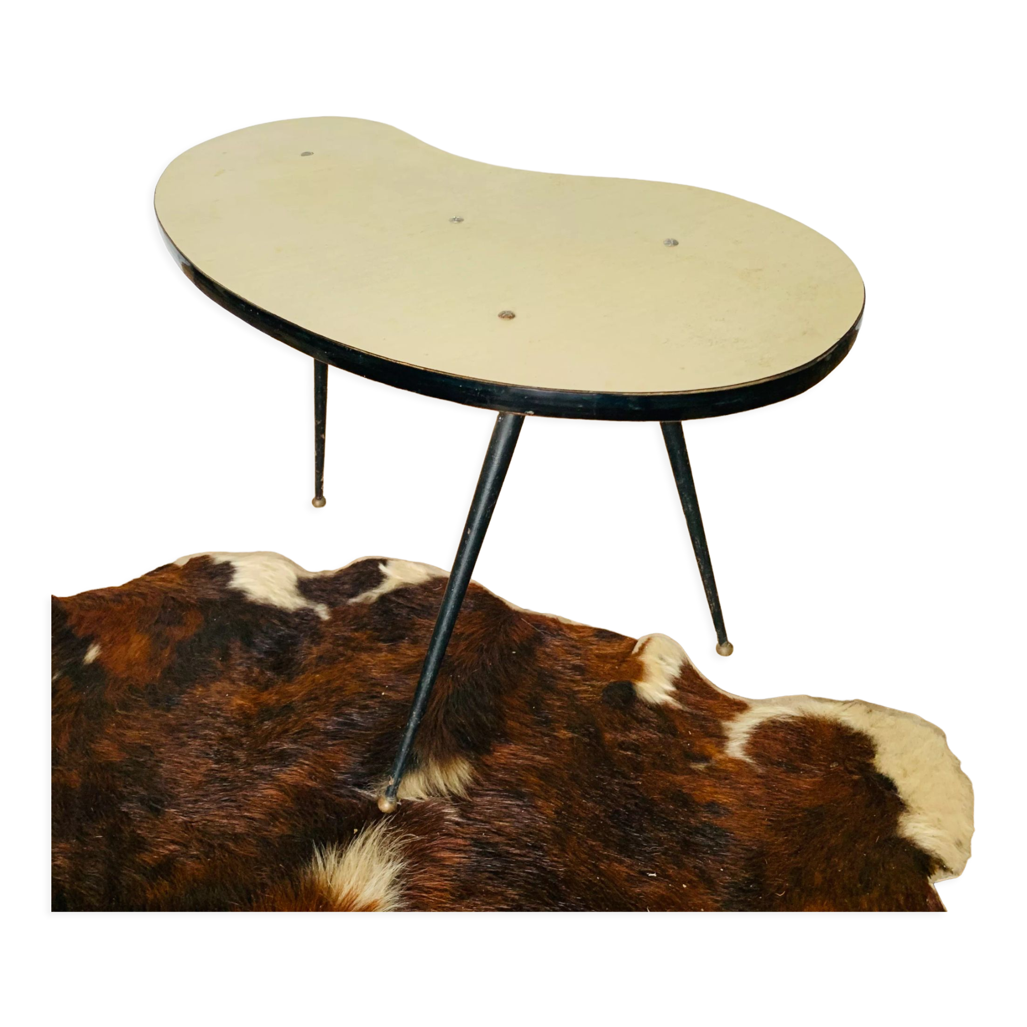 Vintage bean-shaped coffee table