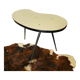 Table basse vintage forme haricot
