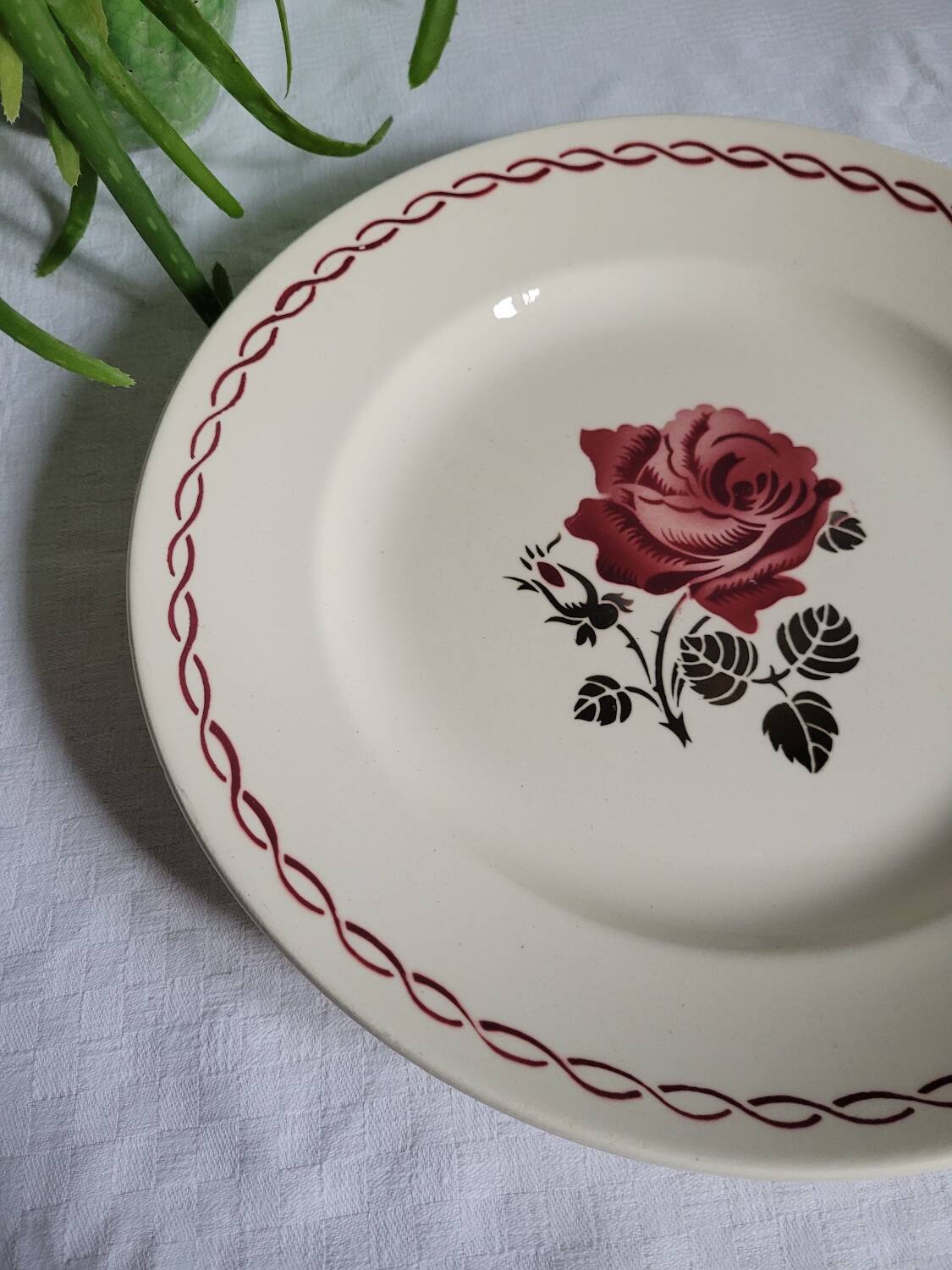 Large serving plate Germaine de Badonviller