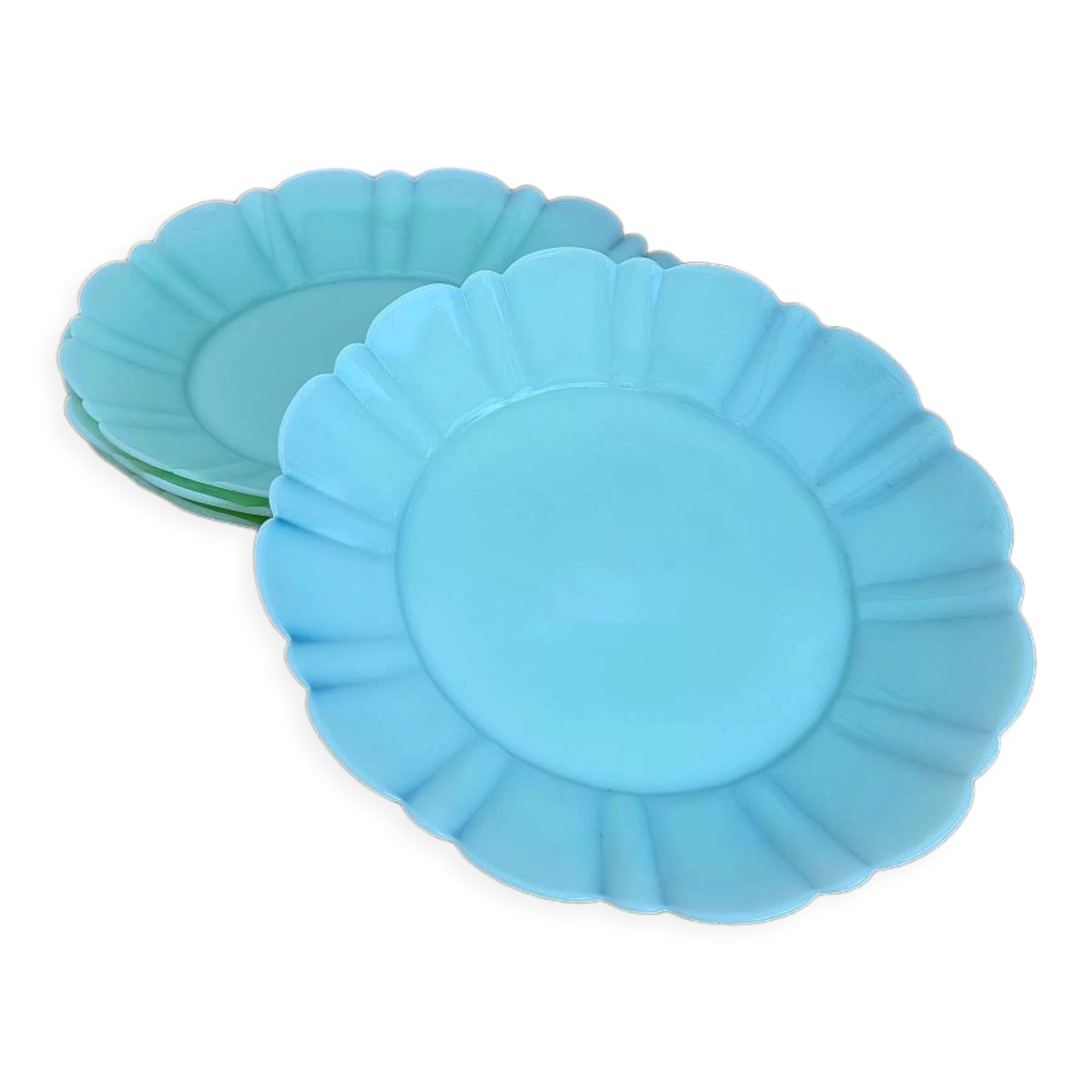 LOT 4 ASSIETTES Pique Nique Tupperware - Neuf - Diametre 28