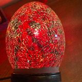 Mosaic egg lamp