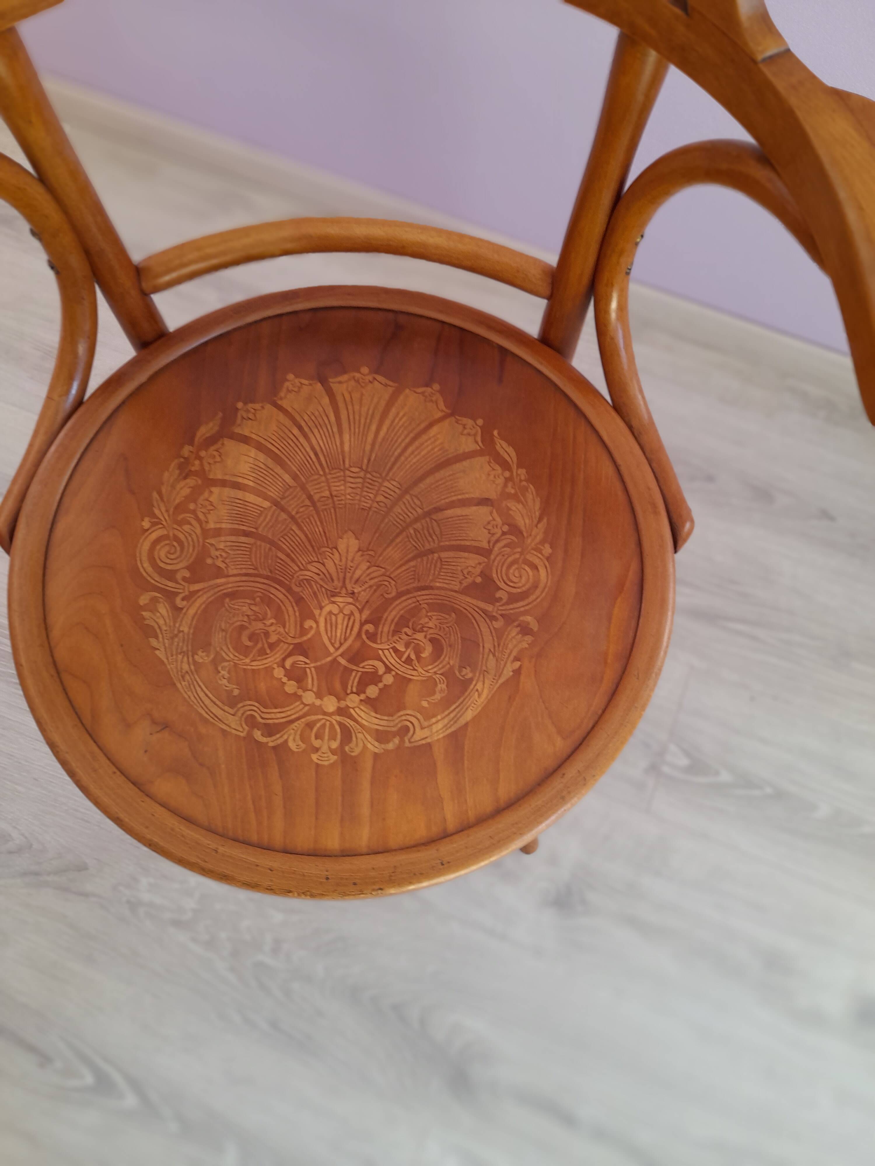 Bentwood office chair