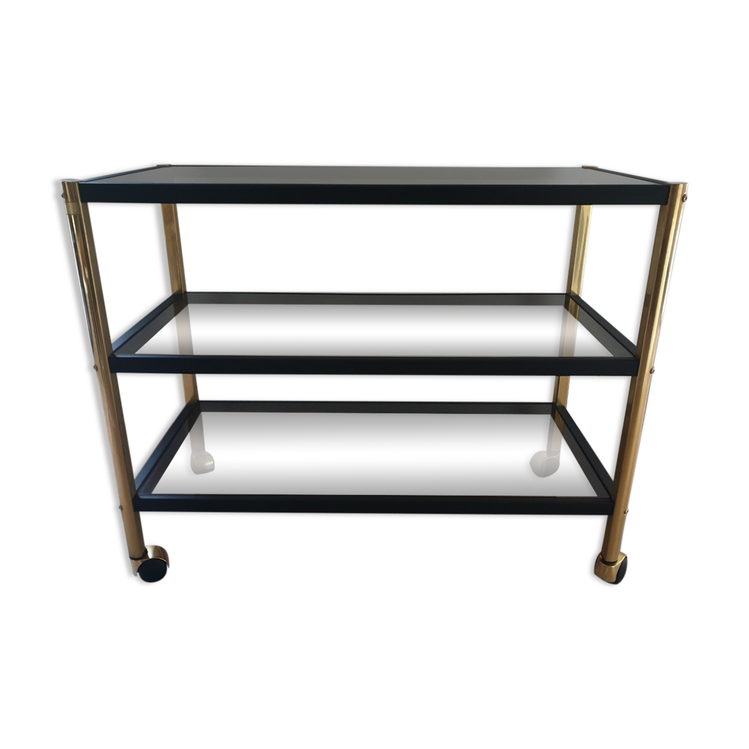 Old smoked glass service