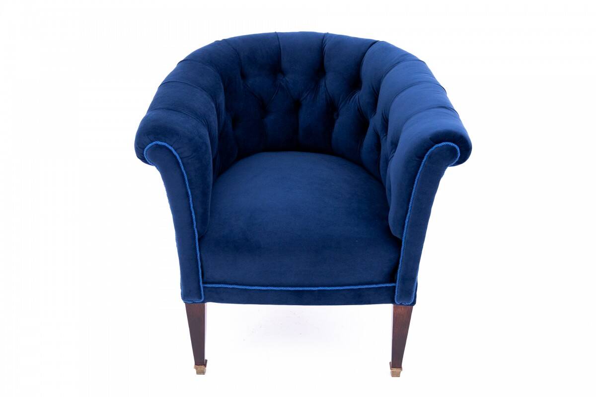 Antique armchair, Northern Europe, early 20th century. After renovation.