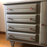 Olive green chest of drawers