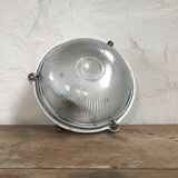 Cast window and holophane glass applied