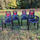 4 armchairs " Boston " by Pierre Paulin for Henri Massonnet edition Stamp