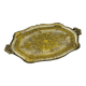Decorative vintage baroque gold plateau