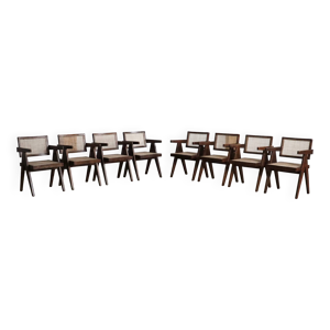 ensemble de 8 chaises - 1950