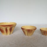 3 ceramic nesting pots