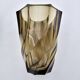 Pair of 50's smoked glass vases