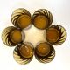 1970s rattan glass holder