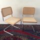Pair of Marcel Breuer Cesca B32 chairs