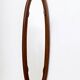 Oval Wall Mirror with a Beech Frame, Italy