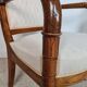 Pair of Empire armchairs from the 19th century.