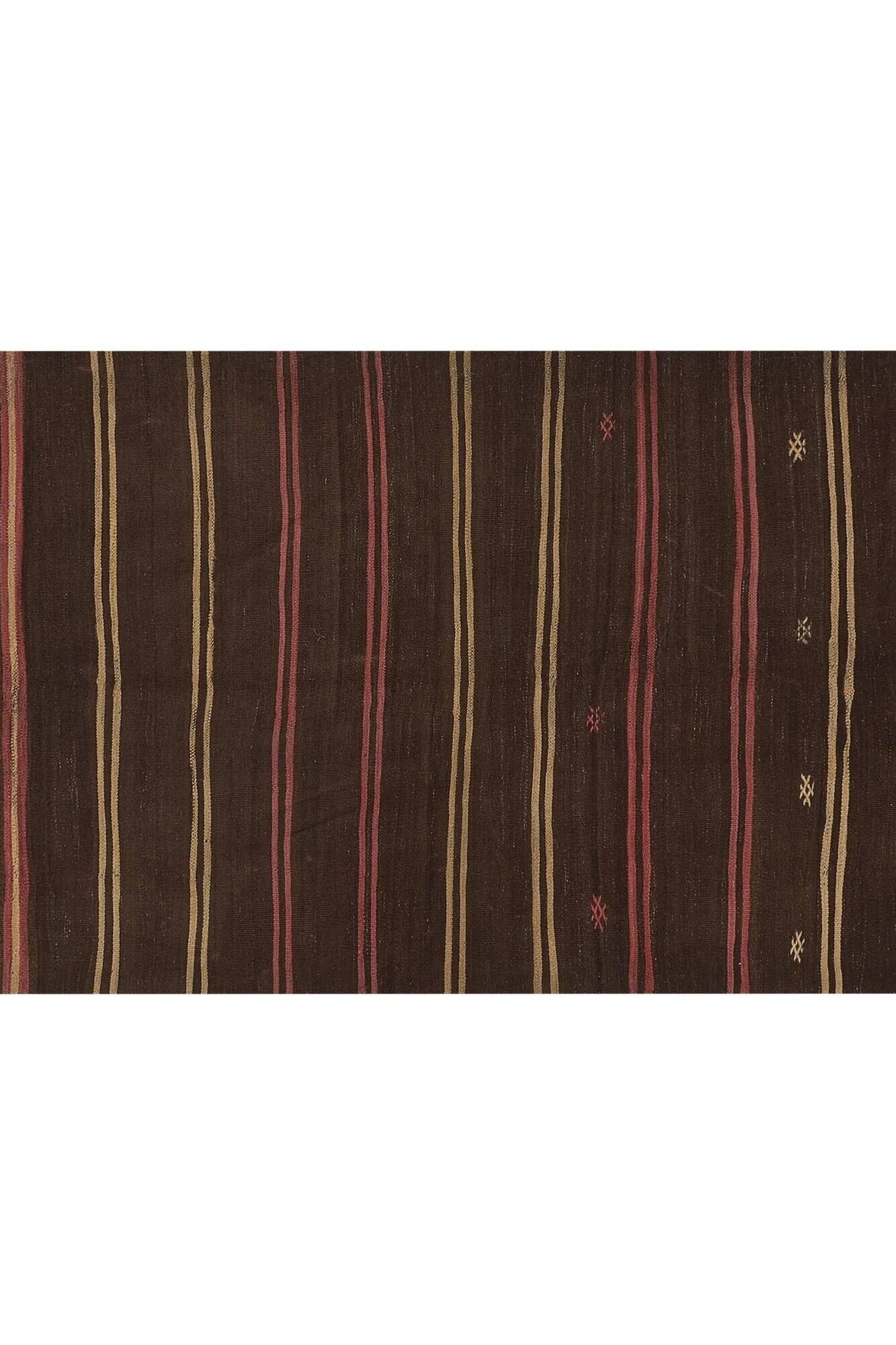 Vintage Turkish kilim, handwoven, 160x380 cm.