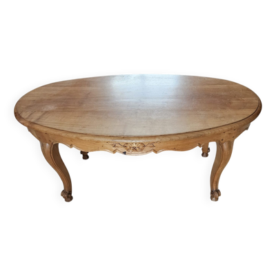 Table de salon merisier massif