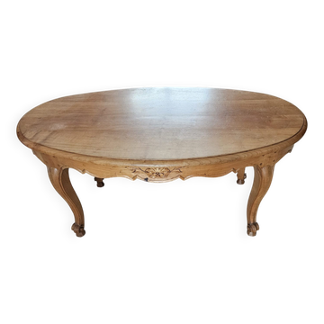 Table de salon merisier massif