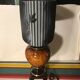 Ancient balustre lamp laurie light ceramics - lamp-day black fabric vintage