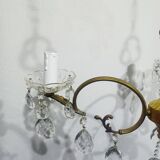 3-light bronze chandelier