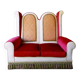 Velvet sofa and trimmings