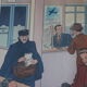 School illustration life scene – At the post office – Rossignol 60s