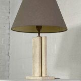 vintage marble and brass lamp