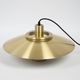Danish vintage pendant lamp Dania by Kurt Wiborg, Jeka, 1980s