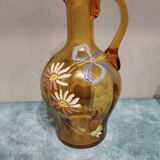 Old enamelled pitcher