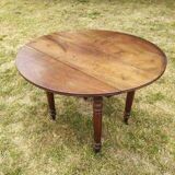 Extendable round table 164 cm