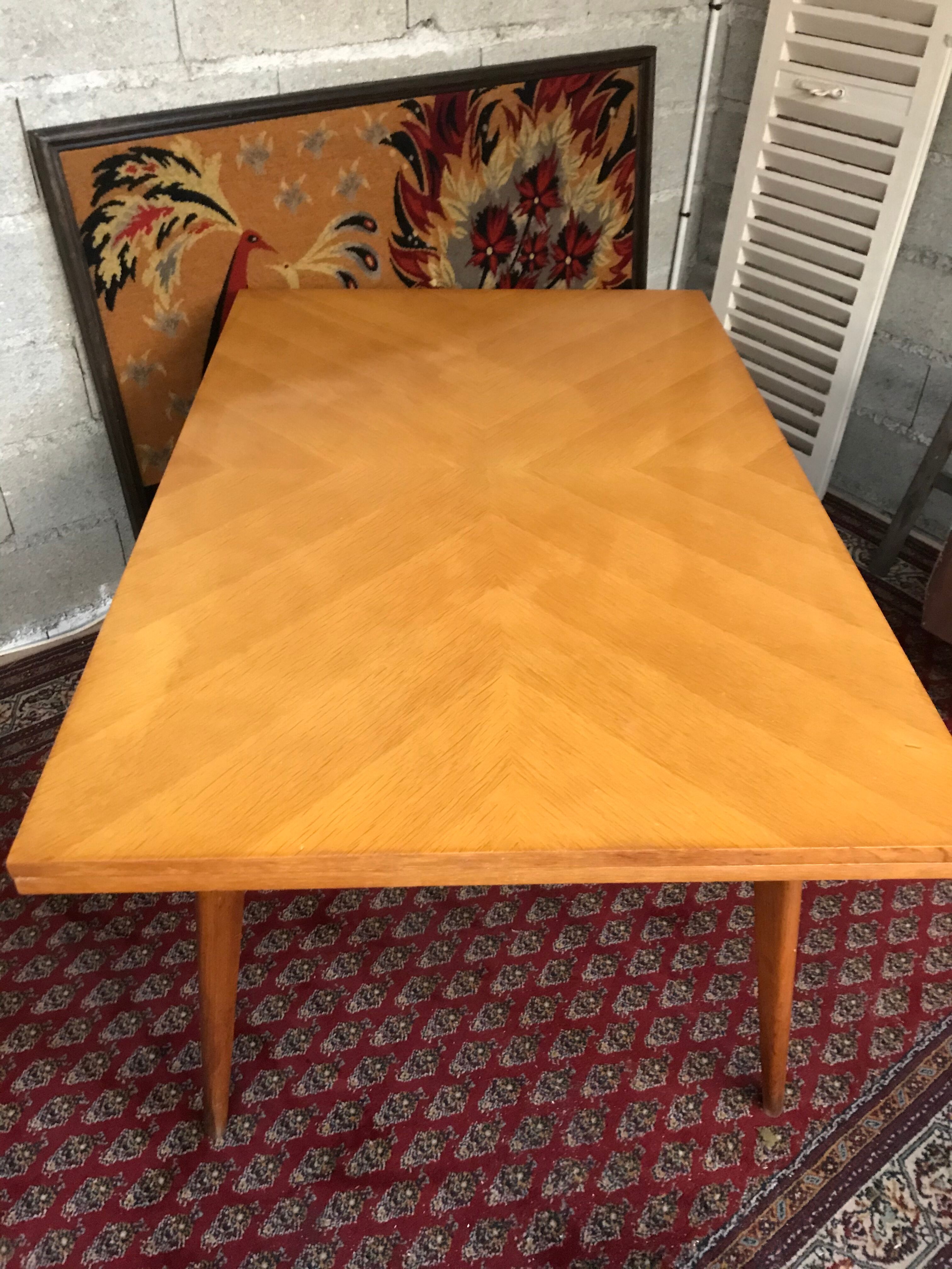 Table legs vintage compass year 50