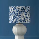 Royal Delft blue and white ceramic table lamp, handmade in the Netherlands, made to order.