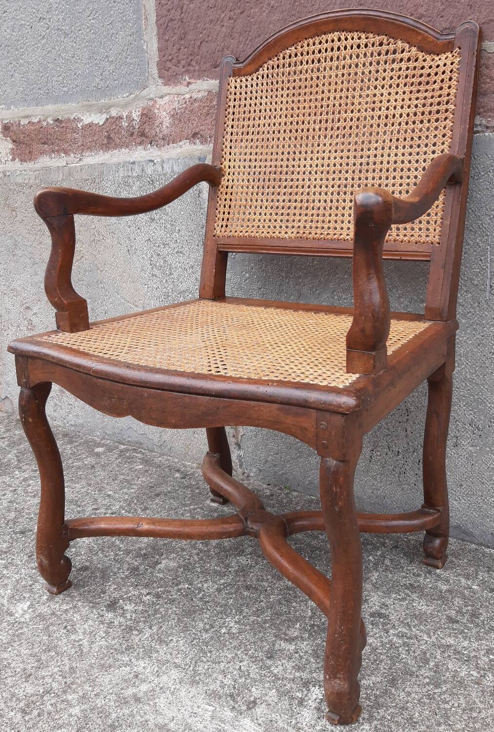 Fauteuil canné, 18ème siècle