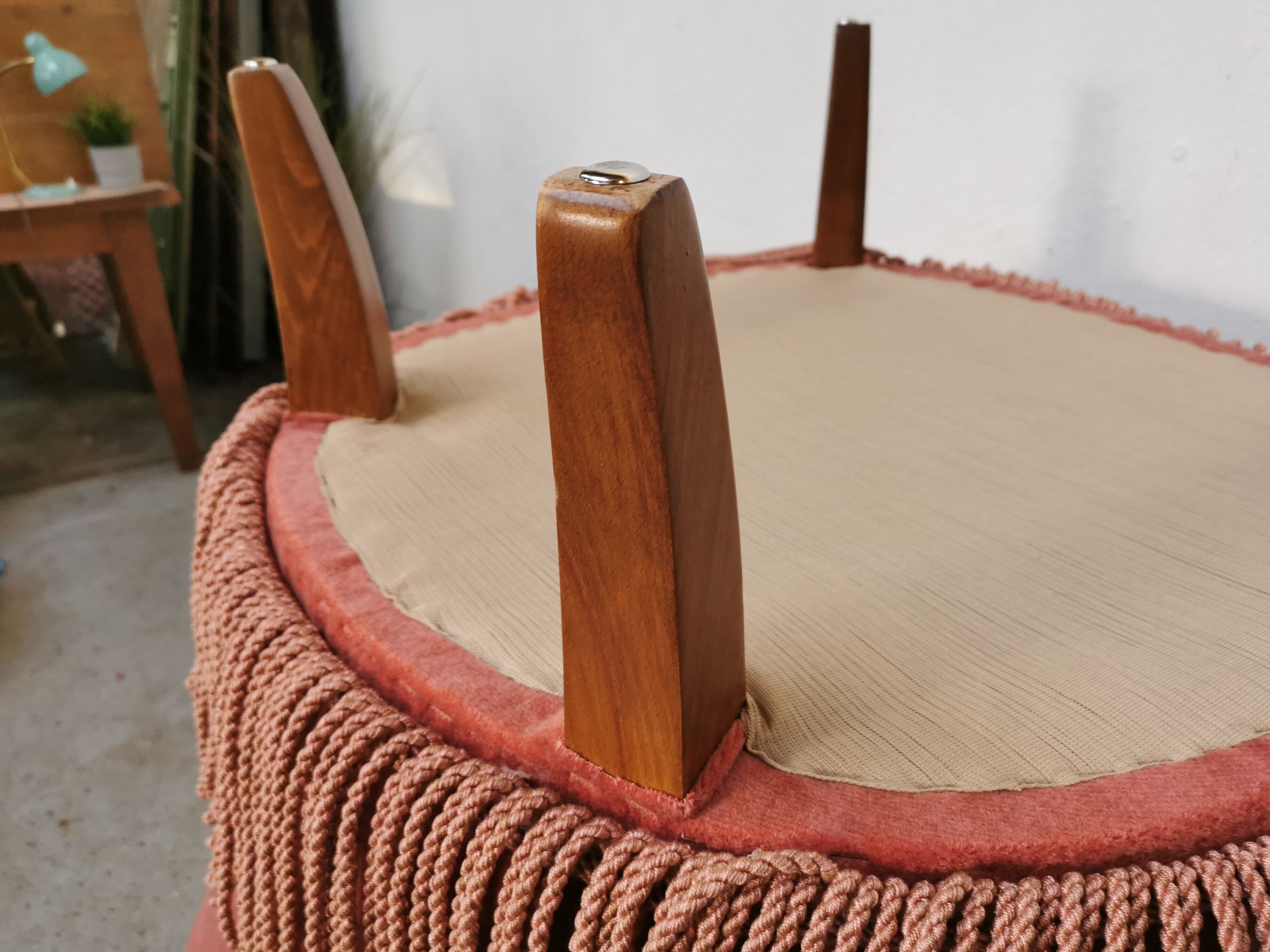 Paire de fauteuils crapaud vintage