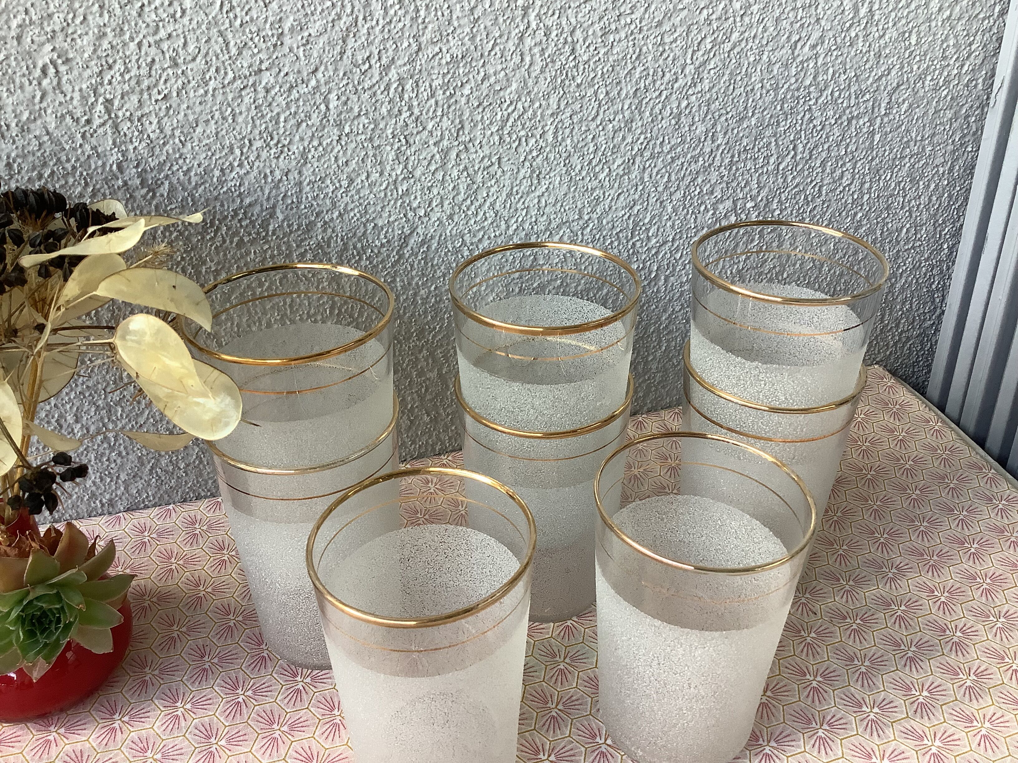 Vintage granite glasses 40'/50'