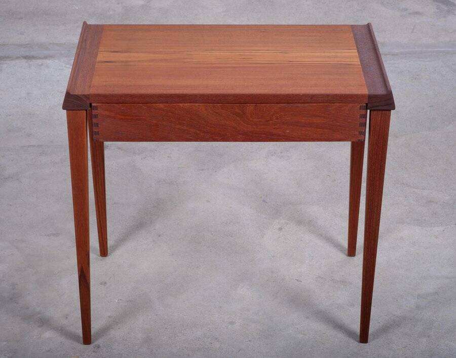 Teak Side Table with Drawer, Denmark, 1960s