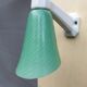 Wall light swan collar green glass Art Deco