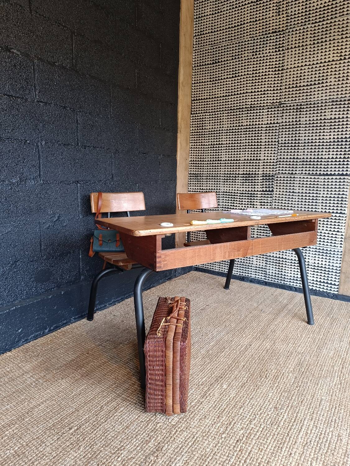 Former school desk