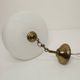 Lustre Italy 1960 striped glass and mid-century brass 1950