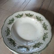 9 assiettes creuses Terre de fer Badonviller