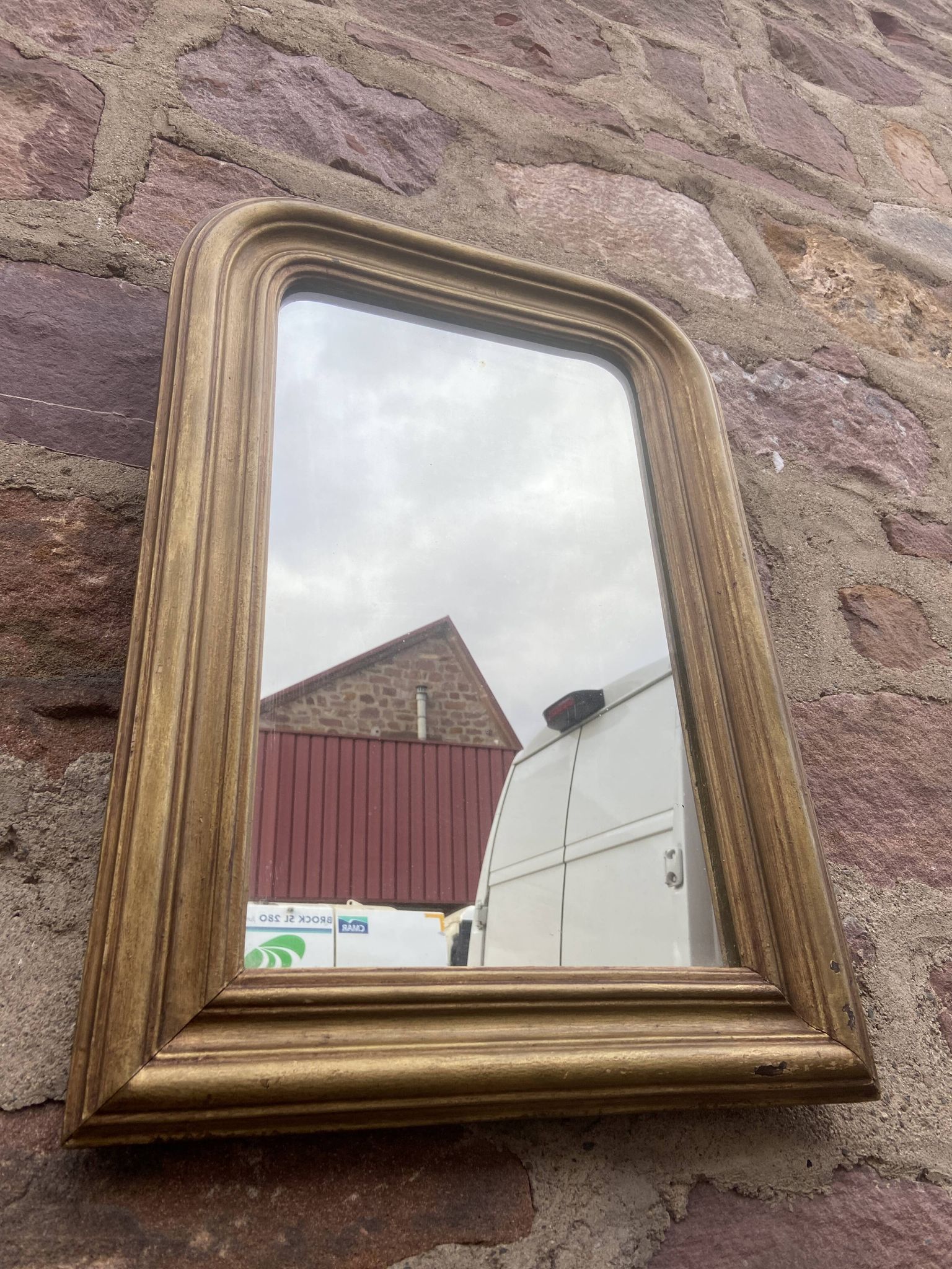 Vintage mirror mirror Louis Philippe French style Mirror Napoleon III period 1880s
