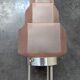 Vintage Skyscraper ceiling light, pink glass table lamp, Bauhaus Art.