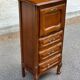 Commode en bois massif Louis XV chiffonnier