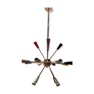 Lampadario Sputnik vintage, anni '70