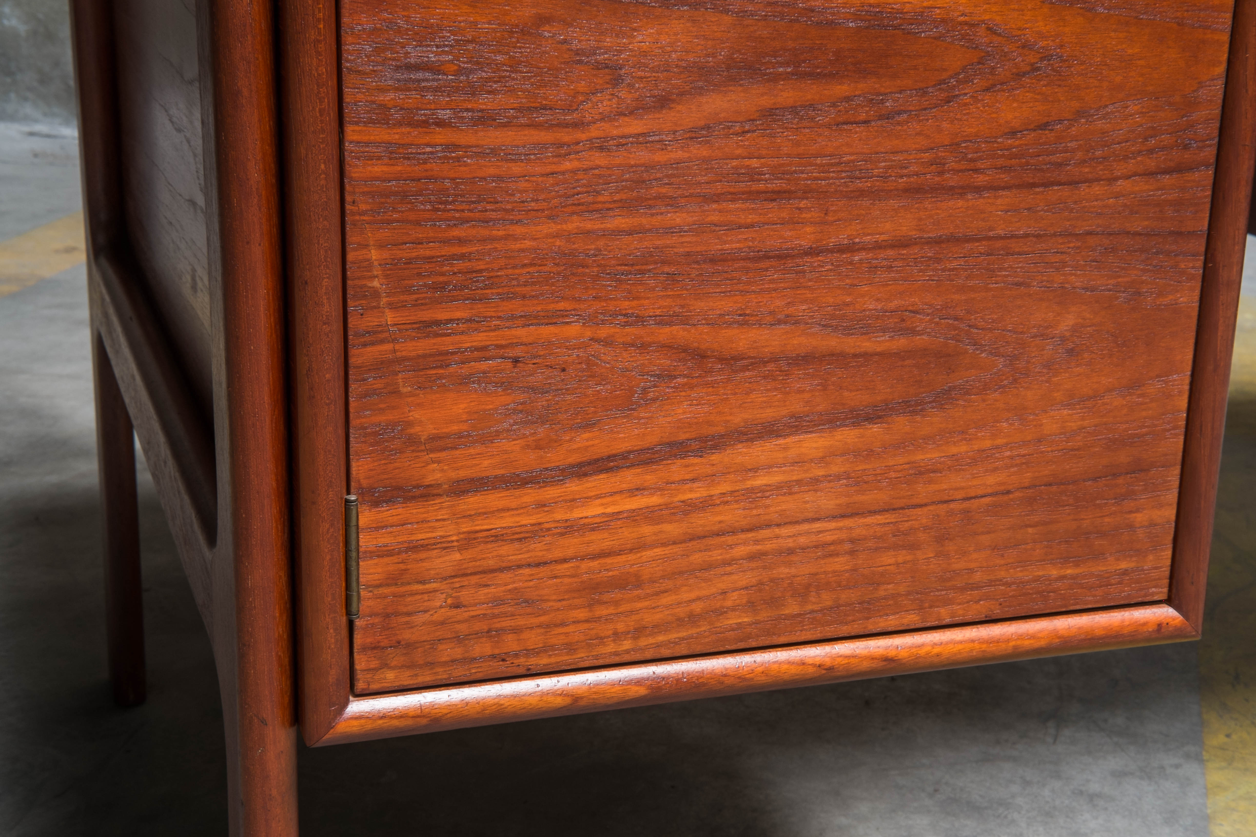 Writing desk designed by gv gasvig and produced by gv møbler in the 1960