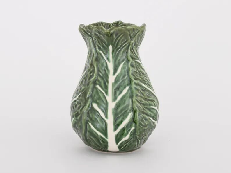 Vintage Silea Cabbage Leaf Pitcher Jug